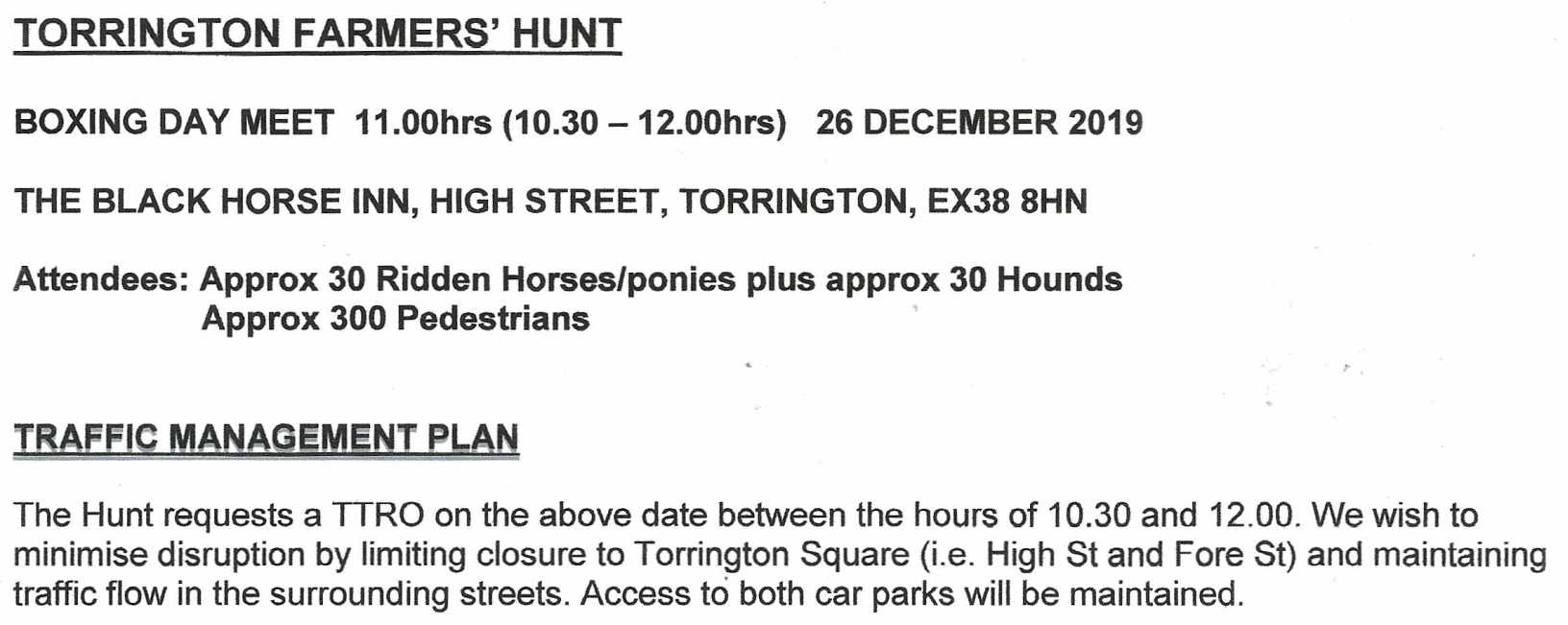 torrington farmers hunt ttro 2019